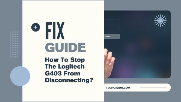 how to stop the logitech g403 from disconnecting