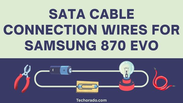 SATA Cable Connection Wires for Samsung 870 EVO